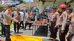 Kapolda Bali Cek Kesiapan Pam Pilkada Polres Tabanan