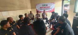 Polsek Sunda Kelapa Ngopi Kamtibmas di UPPP Muara Angke Cegah Tawuran dan Pilkada Aman