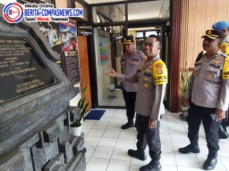 Kapolres Karangasem Lakukan Pengecekan Rutin di Polsek Karangasem