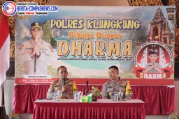Kapolres Klungkung Pimpin Anev Bhabinkamtibmas