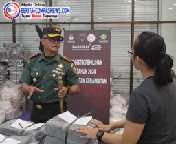 Dandim 1619 Tabanan Tinjau Langsung Logistik Pemilu di Gudang KPU Kabupaten Tabanan Siap Amankan Pilkada Serentak 2024