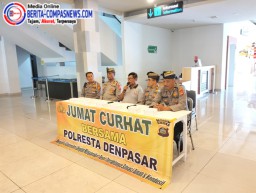 Polresta Denpasar Gelar Jurmat Curhat Bersama Penggiat Parawisata