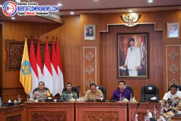 Wakapolda Bali Menghadiri Rakor Kesiapan Pilkada Serentak Tahun 2024 di Provinsi Bali