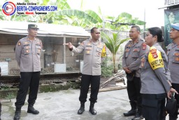 Kapolres Klungkung Cek Lokasi Ketahanan Pangan di Kacamatan Dawan