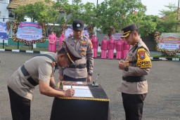 Kepolisian Resort Polres Sampang, Gelar Sertijab PJU Polres Sampang dan 3 Kapolsek Jajaran