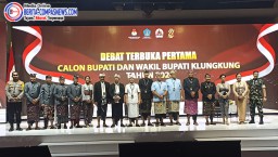 Kapolres Klungkung Hadiri Debat Terbuka Pertama Calon Bupati dan Wakil Bupati Klungkung Tahun 2024