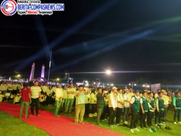 Puncak Apel Siaga Pengawasan Pemilihan Serentak Tahun 2024, Dirangkai Dengan Istigosah, Seni dan Budaya