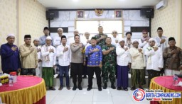 Jalin Silaturahmi, Pj Bupati, Forkopimda, Danrem Bhaskara Jaya dan Forum Ulama Khos Sampang