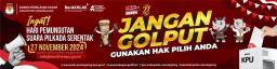 Komisi Pemilihan Umum Pandeglang Mengajak Seluruh Masyarakat,Jangan Golput Gunakan Hak pilih di Pilkada Serentak 2024