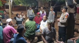 Kanit Binmas Polsek Kawasan Kali Baru Sampaikan Himbauan Dalam Masa Tenang Pilkada 202
