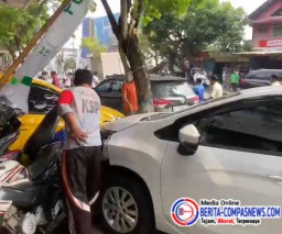 Laka Beruntun, Truk Seruduk Mobil dan Motor Depan Toko Pupuk