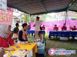 Antusias Warga Rongtengah, Menggunakan hak Pilihnya di TPS 6 Jalan Pemuda Baru Berjalan Kondusif
