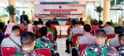 Danramil 0822/01 Bondowoso Hadiri Rapat Forkopimcam Kewaspadaan Dini Menjelang Pilkada 2024