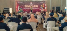 Danramil 0822/01 Bondowoso Hadiri Simulasi Pemungutan dan Penghitungan Suara Pilkada serentak 2024