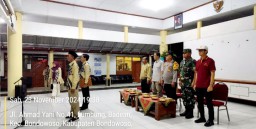 Danramil 0822/01 Bondowoso melaksanakan apel siaga pasukan jelang persiapan Pilkada serentak 2024