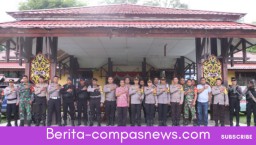 Polres Bengkayang Kerahkan Ratusan Personel Amankan Rekapitulasi Hasil Suara Pilkada 2024 Tingkat PPK
