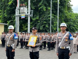 Kapolres Kawasan Bandara Pimpin Pelaksanaan Upacara Pemberhentian Tidak Dengan Hormat