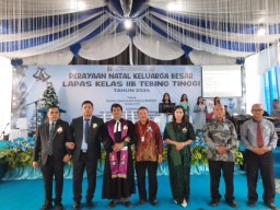 Keluarga Besar Lapas Tebing Tinggi Rayakan Natal 2024 Penuh Sukacita