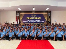 Akhir Program, Awal Harapan: Lapas Narkotika Kelas IIA Pamekasan Kanwil Kementerian Imigrasi dan Pemasyarakatan Jatim Menggelar Penutupan Rehabilitasi Sosial 20