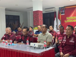 Jelang Pergantian Tahun Lapas Narkotika Kelas IIA Pamekasan Kanwil Kementerian Imigrasi dan Pemasyarakatan Jatim Mengikuti Penguatan Oleh Kepala Divisi Pemasyar