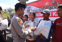 Kapolres Karangasem Wujudkan Perdamaian Melalui Minggu Kasih dan Cooling System Pasca Pilkada