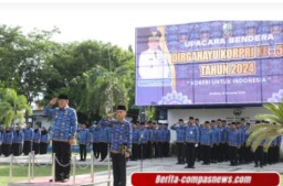 Pj Bupati Sampang Pimpin Upacara Peringatan HUT KORPRI ke-53 di Sampang Penuh Khidmat