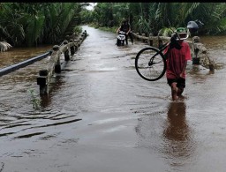 Jembatan Tanjung Satai Ambruk, Anggota DPRD Kayong Utara, Bung Tomo Desak Pemkab Kayong Utara Segera Glontorkan Dana Tanggap Darurat