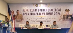 Rapat Kerja Daerah (RAKERDA) BPD ABUJAPI Jawa Timur 2024, Untuk Mendukung Pertumbuhan Industri Jasa Pengamanan Yang Profesional 