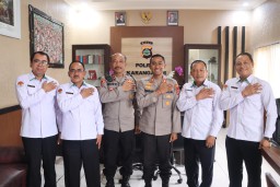 Kapolres Karangasem Terima Audiensi Kementerian Agama Bahas Pengamanan Upacara Hab ke-79