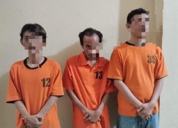 Satresnarkoba Polres Nganjuk Ungkap Kasus Narkoba, Amankan Ribuan Butir Okerbaya dan Sabu Dari Tiga Tersangka