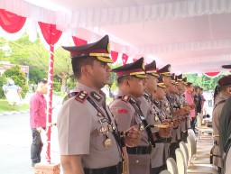 Kapolres Klungkung Hadiri Pelantikan dan Penutupan Pendidikan Pembentukan Bintara (Diktuba) Polri Gelombang II Tahun Anggaran 2024
