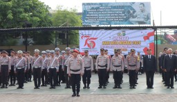 Polres Pelabuhan Tanjung Priok, Laksanakan Upacara Peringatan Hari Bela Negara Ke- 76 Tahun 2024.