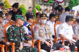 Polda Bali Laksanakan Minggu Kasih di Lapangan Niti Mandala Renon