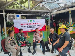 Melalui Ngopi Kamtibmas, Ajang Jembatan Silaturahmi Dan Keamanan Antara Polisi Dengan Warga