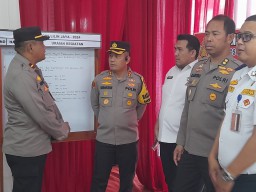Polres Metro Jaktim Terima Kunjungan Tim Wasops Lilin Jaya 2024 Dan Cek Sejumlah Pos Pelayanan