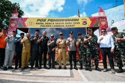 Pj. Gubernur NTB Bersama Forkopimda Pantau Langsung Kesiapan Pengamanan Nataru 2025