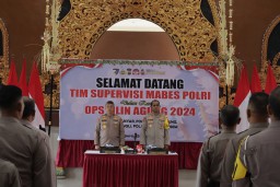 Polres Klungkung Terima Supervisi Dalam Rangka Ops Lilin Agung Tahun 2024