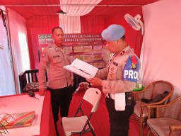 Cek Kehadiran Anggota : Provost Lakukan Pengecekan Personil Pospam