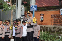 Kapolres Karangasem Terima 48 Bintara Remaja Magang