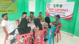 Bhabinkamtibmas Rawa Terate : Eratkan Komunikasi Dengan Warga Melalui Ngopi Kamtibmas