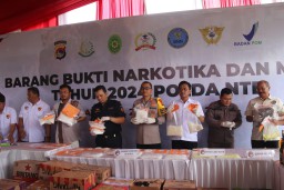 Evaluasi Akhir Tahun Polda NTB Sita 87 Kg Narkotika, 304 Korban Meninggal Kecelakaan