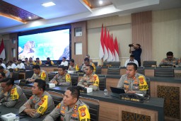 Kapolres Karangasem Hadiri Zoom Meeting Arahan Wakapolri Terkait Situasi Kamtibmas di Polda Bali