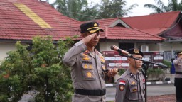 Kapolres Bengkayang Pimpin Apel Kesiapan Pengamanan : Malam Tahun Baru 2025