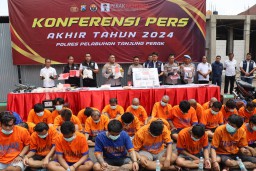 Sepanjang Tahun 2024, Polres Tanjung Perak Ungkap 1.162 Kasus Krimimal