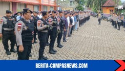 Kapolres Bengkayang Pimpin Pengamanan Rapat Pleno Rekapitulasi Suara Pilkada 2024