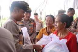 Minggu Kasih, Kapolres Karangasem Apresiasi Kondusifitas Tahun Baru dan Dorong Penguatan Ketahanan Pangan