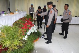 Polres Karangasem Lakukan Sterilisasi Jelang Penetapan Pemenang Pilkada