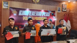 Polres Pasuruan Tangkap Pelaku Begal Sadis di Winongan, Dua Pelaku Buron