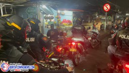 Tim Jogoboyo Polrestabes Surabaya Bubarkan Konvoi Perguruan Pencak Silat, Tiga Pemuda di Amankan