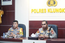 Kapolres Klungkung Ikuti Anev Persiapan Tanam Jagung Secara Daring